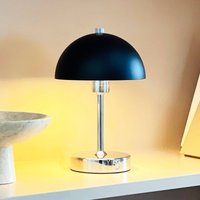Dyberg Larsen LED rechargeable table lamp Malmö, height 23 cm, metal