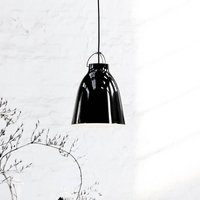 FRITZ HANSEN Caravaggio P2 Gloss black/black