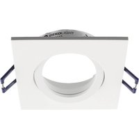 Deko-Light Samsola recessed ceiling light, white, 9 x 9 cm, metal