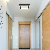 Globo Plafonnier LED Davies avec effet cristal, 33 cm