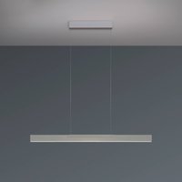 Bopp LED-hänglampa Nano 2.0, längd 100 cm, aluminiumfärgad