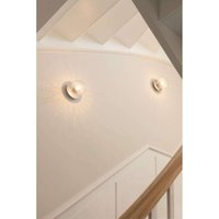 Nuura Aps Nuura Liila 1 vägglampa, Ø 14 cm, IP44, silver/klar