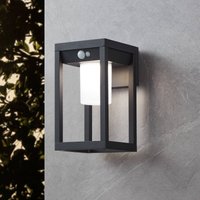 EGLO Martano solar LED outdoor wall light with a sensor