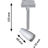 Paulmann URail Barelli single spot, chrome