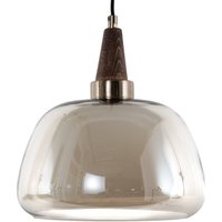 Lucea Suspension Ermo, laiton, Ø 25 cm, verre, fer