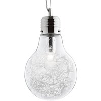 Ideallux Luce Max - hänglampa i glödlampsform