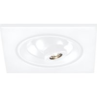 Egger Licht EGG DLS LED-inbyggnadsspot Riga Zooom, kantig, vit, 2700K