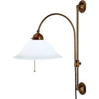 Berliner Messinglampen Applique murale en laiton Rhodes