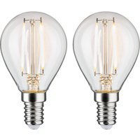Paulmann LED bulb E14 2.7W 2,700K filament 2-pack
