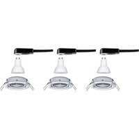 Paulmann 3-pack spot Nova rund sväng-/dimbar, krom