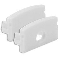 The Light Group SLC profile end cap A1, white, 2 pieces