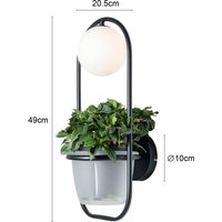 Lindby Orna vägglampa 1 lampa blomlampa