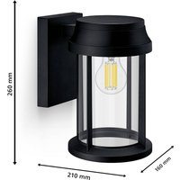 Philips Bellini vägglampa för utomhusbruk, Ø 16 cm