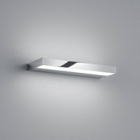 Applique murale LED Helestra Slate, chrome, 30 cm