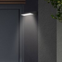 Telefunken LED-utomhusvägglampa Bergen vridbar svart 4 000 K