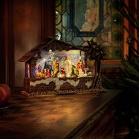 Konstsmide Christmas Déco table LED Lanterne d’eau crèche de Noël