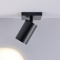 Deko-Light Spot pour plafond CAN TILT, noir, 11 x 9 cm, à 1 lampe, métal GU10