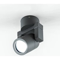 EVN 635015 ceiling spotlight IP54 round anthracite
