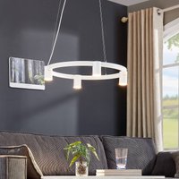 Arcchio Hängeleuchte Brinja, weiß, Ø 64 cm, 4-flg., GU10