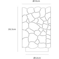 Lucide Almelo bordslampa, svart/guld, Ø 15 cm, metall
