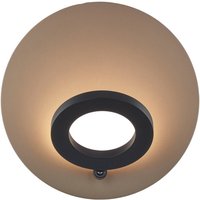 Knapstein LED wall light Meggi, bronze/black effect gesture control