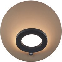 Knapstein Meggi LED-vägglampa, brons/svart effekt Geststyrning