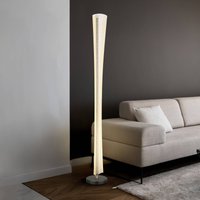 Globo Malinda LED floor lamp, clear/anthracite, 155 cm high, CCT