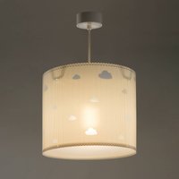 Dalber SWEET DREAMS children's hanging light, grey, clouds