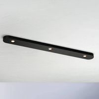 Bopp Close LED ceiling lamp 3-bulb black