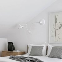 GRUPA Arigato vägglampa 2 lampor 90cm vit