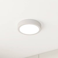 EGLO Plafonnier LED Fueva 5 IP44 3000K blanc Ø16cm
