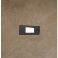 Fumagalli Infälld takarmatur Nina IP55 svart/opal 15 cm R7S CCT konstharts