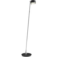 Puk! 120 Floor LED Linsen klar/matt, schwarz/chrom