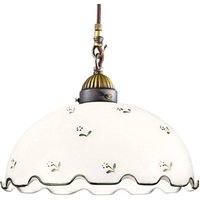 austrolux Hänglampa Nonna ströblommor Ø 30 cm 1 lampa grön