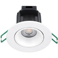 Sylvania LED recessed light Start, white, IP44, CCT, dimmable