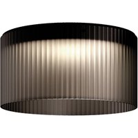 kdln LED-taklampa Giass, grå, Ø 50 cm