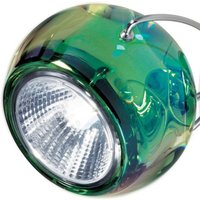 Fabbian Grön, elegant designerhänglampa BELUGA COLOUR