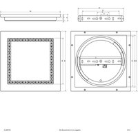 EVN ALQ LED-panel vit 15W 30x30cm 3.000K