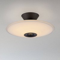 Paul Neuhaus Elipsa LED ceiling lamp, white/black, Ø 35 cm