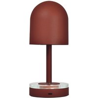 AYTM Akkulampe Luceo, braun, Metall, 24 cm, dimmbar, IP44