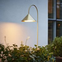FRANDSEN LED ground spike lamp Grasp, brass-coloured, 82 cm, IP44