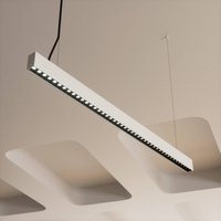 Arcchio LED office hanging light Jolinda slim, metal, up/down