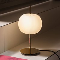 kdln LED-bordslampa KUSHI, mässing, höjd 32 cm, dimmer CCT