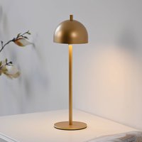 SCHÖNER WOHNEN lampe à poser LED rechargeable Bellies, couleur or, IP54