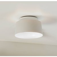 LOOM DESIGN LED ceiling light Cookie, white aluminium Ø 15 cm