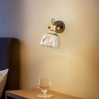 Nowodvorski Lighting Vägglampa Amalfi med metalliserat glas, silver