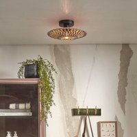 GOOD & MOJO Kalimantan ceiling Ø30cm black/natural