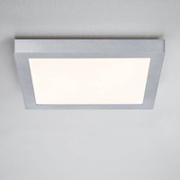 Paulmann Lunar LED panel, angular, chrome 30x30 cm