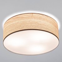 Paulmann Liska ceiling lamp in light-coloured wood