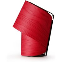 LZF LAMPS LZF Tiny table lamp, red, height 22 cm, wood veneer
